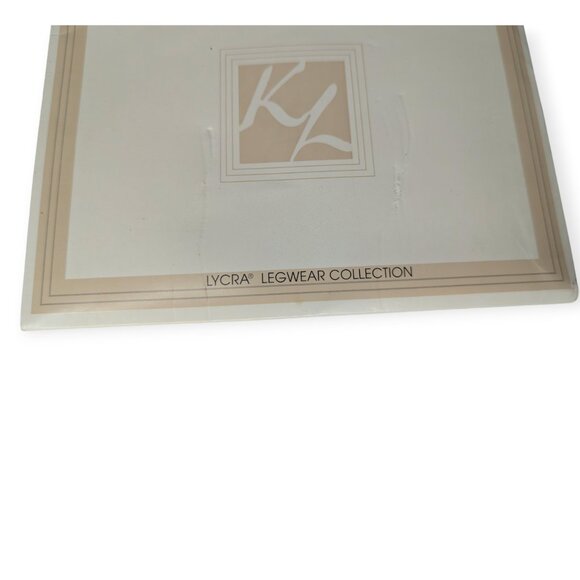 Kathie Lee Collection Silky Sheer Control Top Pantyhose Oatmeal Plus Size - Picture 4 of 10